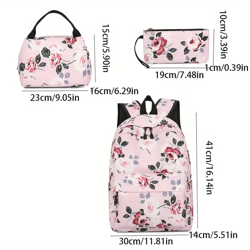 حقيبة ظهر للبنات طقم كامل