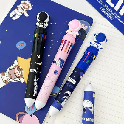 قلم رجل الفضاء متعدد الألوان Astronaut 10-color Marker Pen