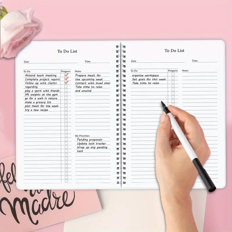 دفتر منظم يومي Daily Planner Notebook