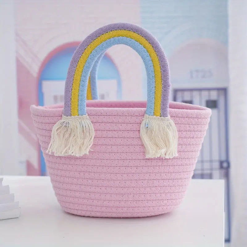 سلة هدايا Cotton Thread Knitted Gift Bag