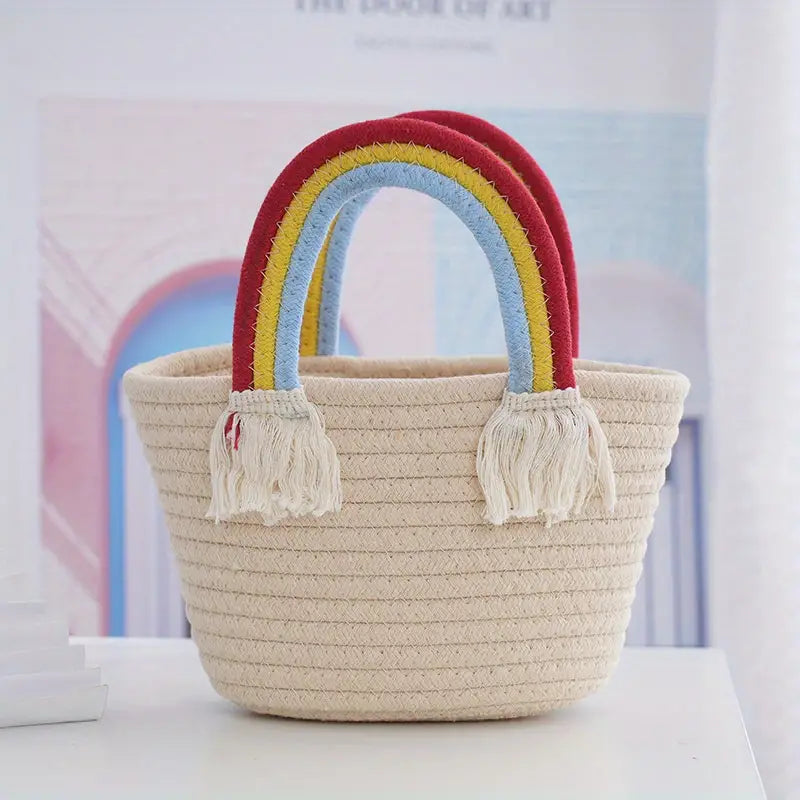 سلة هدايا Cotton Thread Knitted Gift Bag