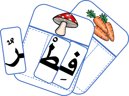 بطاقات تركيب الأسماء