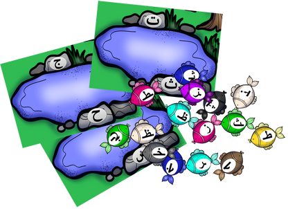 برك أشكال الحروف