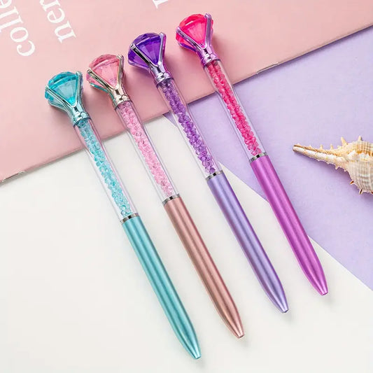 قلم الجوهرة للتوقيع والكتابة Crystal Ballpoint Pen
