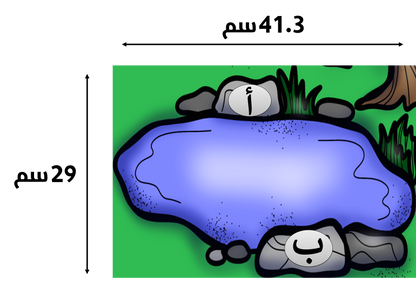 برك أشكال الحروف