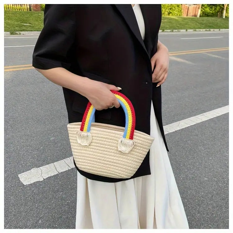 سلة هدايا Cotton Thread Knitted Gift Bag