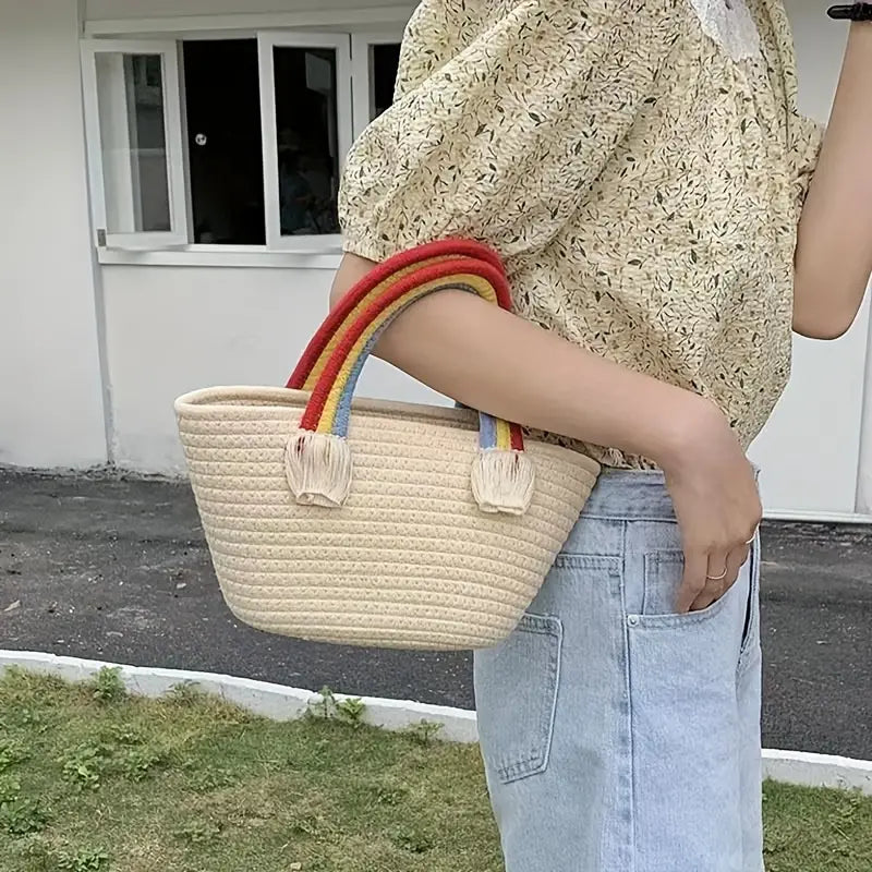 سلة هدايا Cotton Thread Knitted Gift Bag