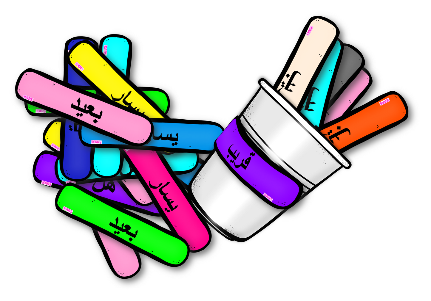 عصي الكلمات البصرية