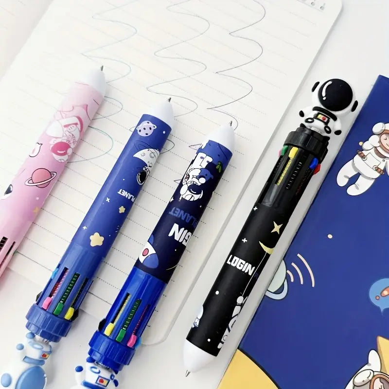 قلم رجل الفضاء متعدد الألوان Astronaut 10-color Marker Pen