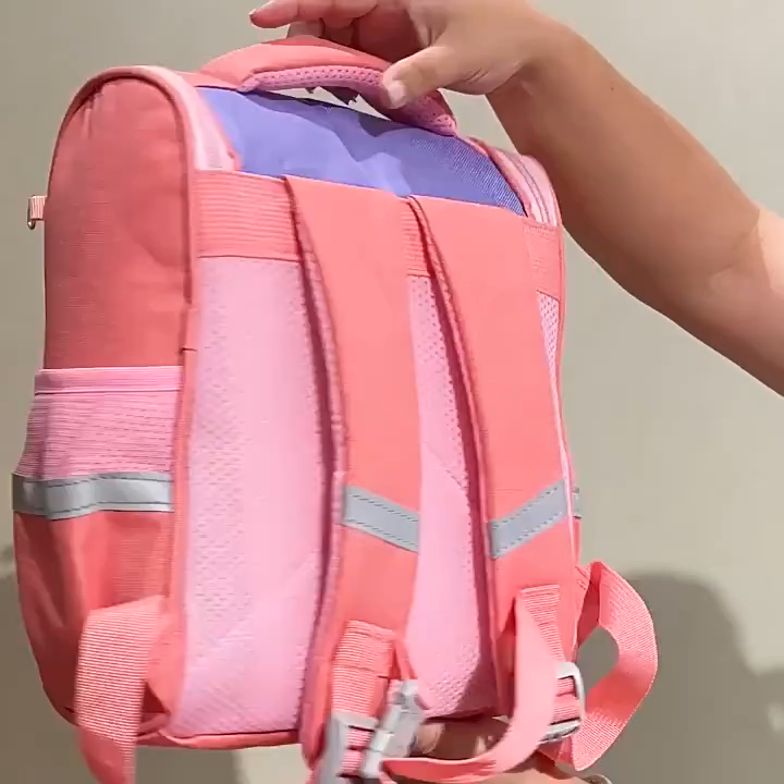 حقيبة ظهر ديناصور خفيفة للمدرسة Dinosaur Cartoon Cute Backpack